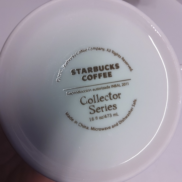 Starbucks 2011 Collector Series Mugs Set Of Three Washington Peru Mexico City DF - Picture 12 of 13